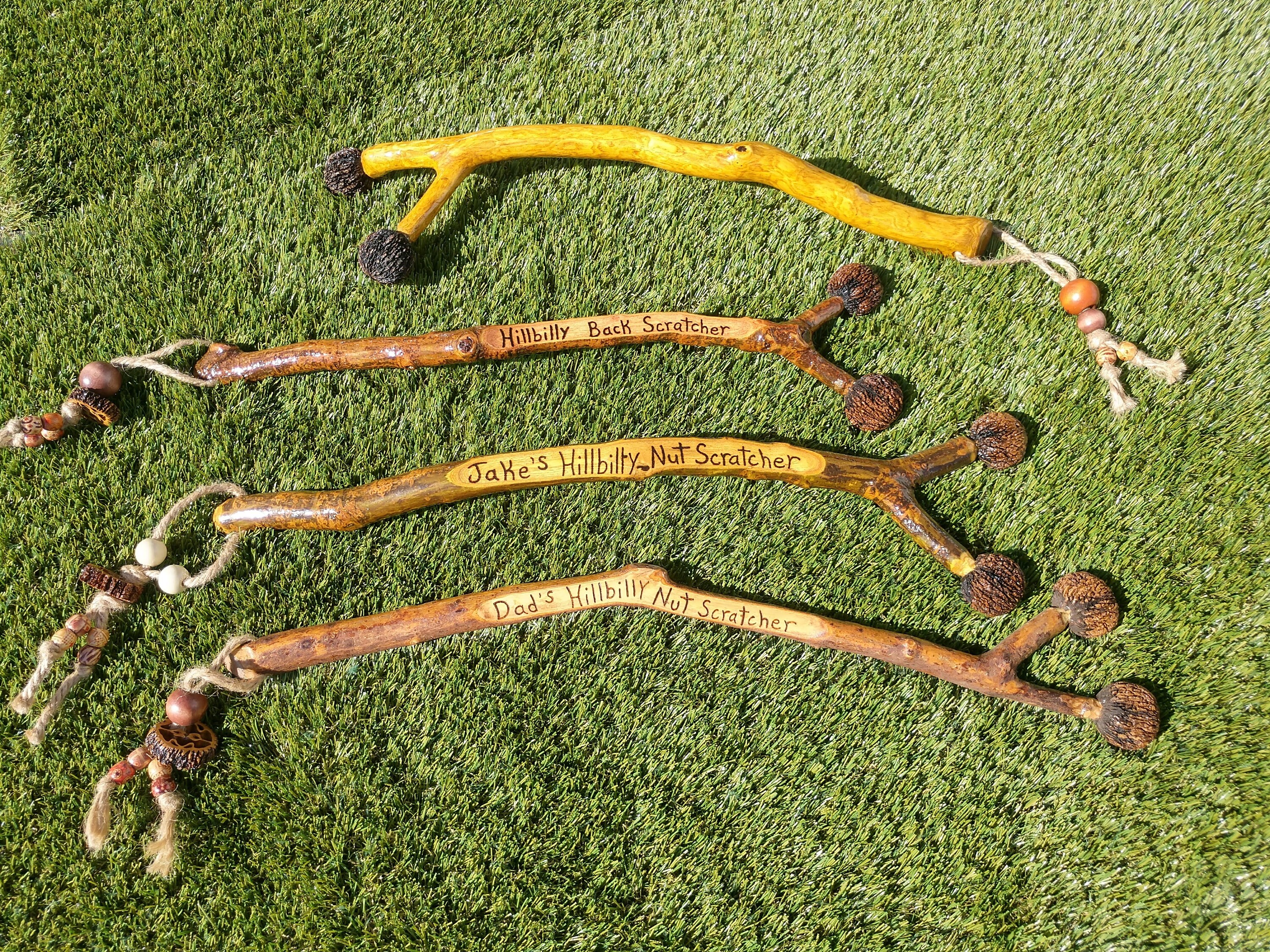 Worlds best Back Scratchers HILLBILLY NUT SCRATCHERS back Etsy