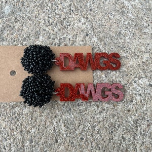 Dawgs earrings