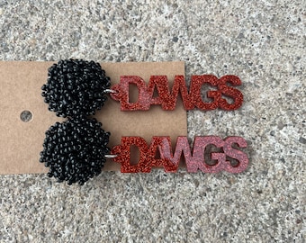 Dawgs earrings