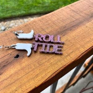 Roll Tide Boot Earrings