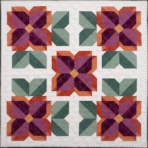 Sunny Blooms Quilt Anleitung - PDF