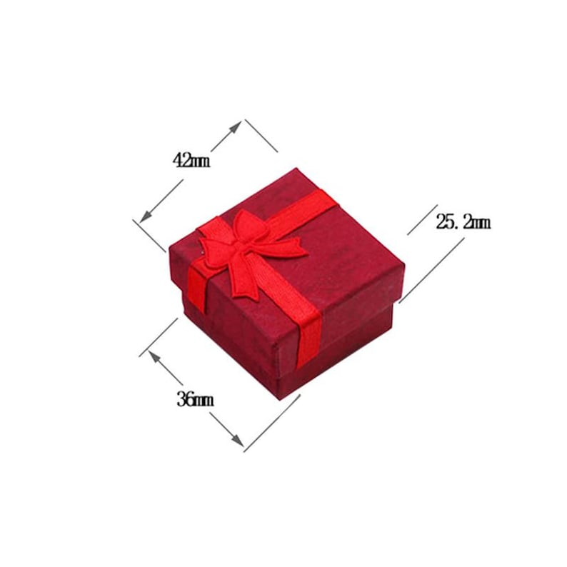 24pcs Jewelery Organizers Storage Gift Boxes for Earring Bracelet Necklace Wedding Birthday Party Supplies