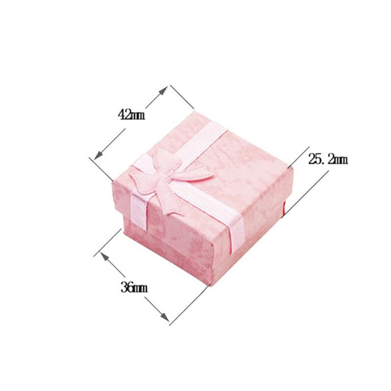 24pcs Jewelery Organizers Storage Gift Boxes for Earring Bracelet Necklace Wedding Birthday Party Supplies