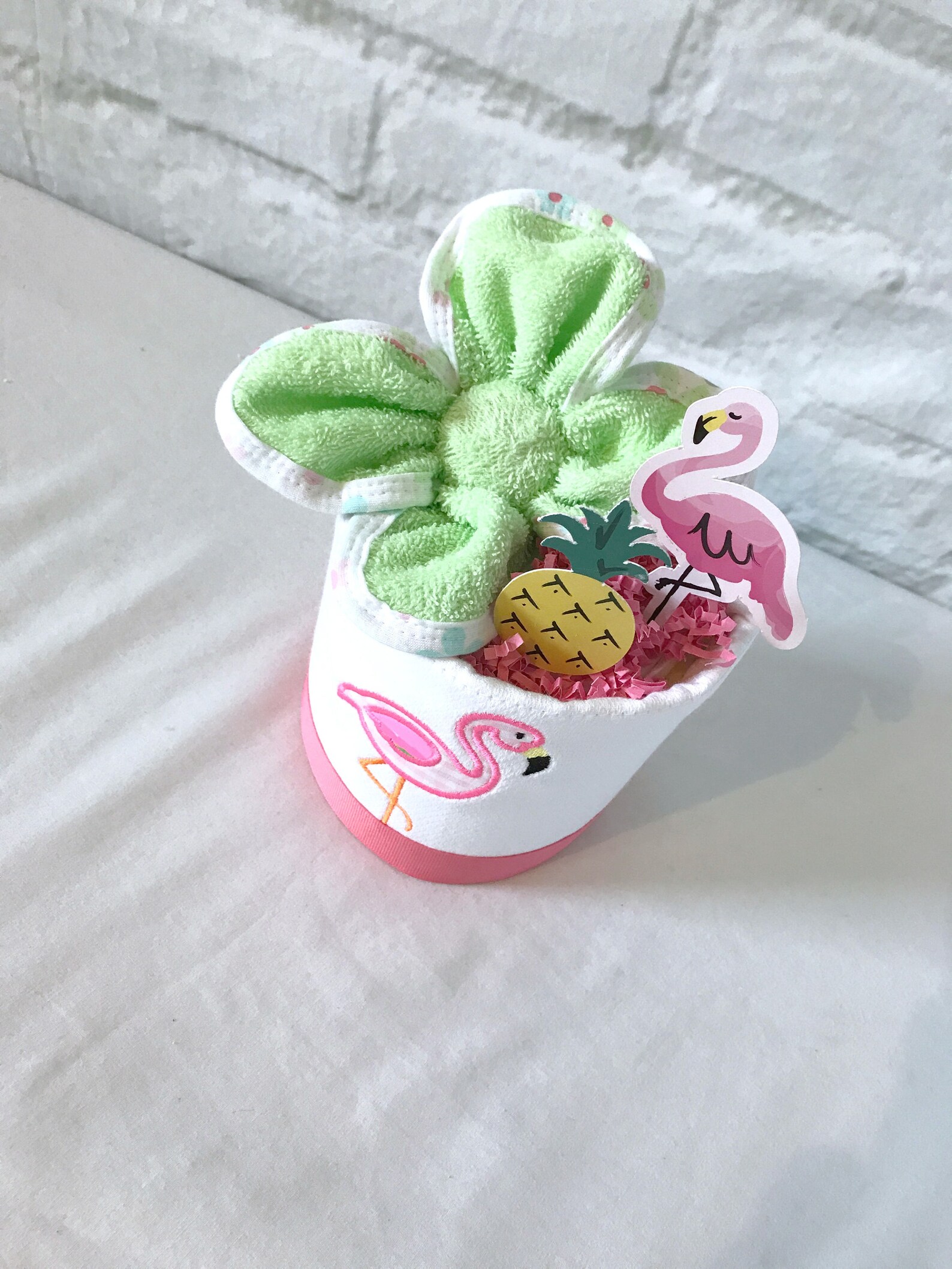 Tropical Baby Shower Flamingo Baby Shower Centerpieces Mini Etsy