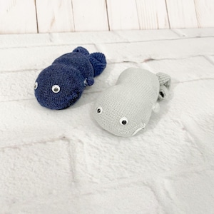 Handmade Sock Whale, Nautical Whale, Diaper Cake Topper, Baby Shower Gift, whale centerpieces, Diaper Cake Decoration, Nautical Diaper Cake