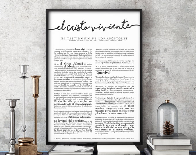 el Cristo viviente- Premium Print- Spanish Living Christ- emphasized