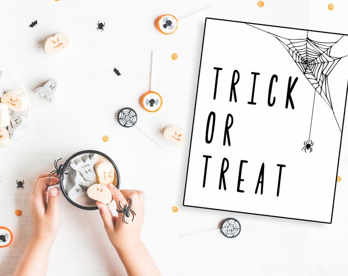 Trick or Treat- Modern Halloween Decor