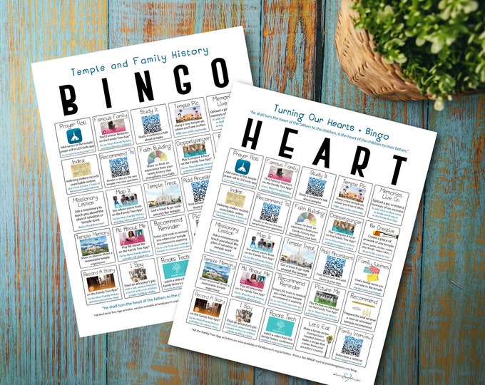 DOWNLOAD: Printable Family History Game- BINGO Poster