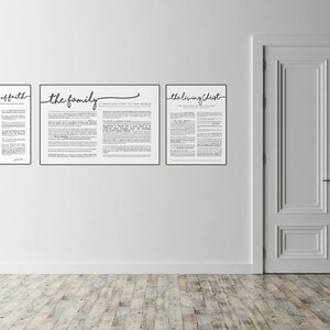 Articles of Faith Print on Premium Paper Cursive Title LDS image 5