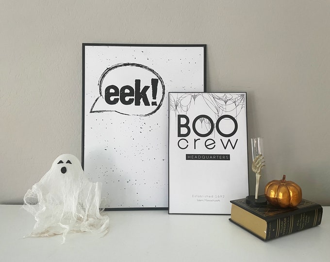 EEK- Simple Halloween Decor, Premium Print