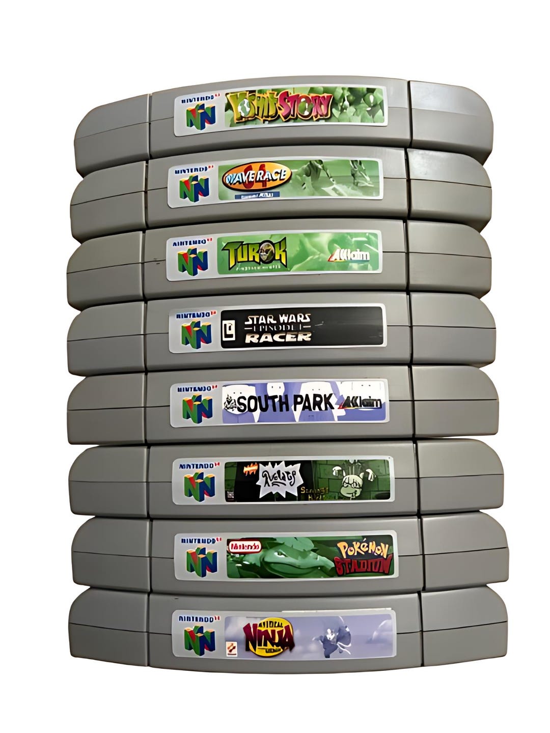 N64 End Labels Set: Complete US Collection (297 Titles, Pre-cut ...