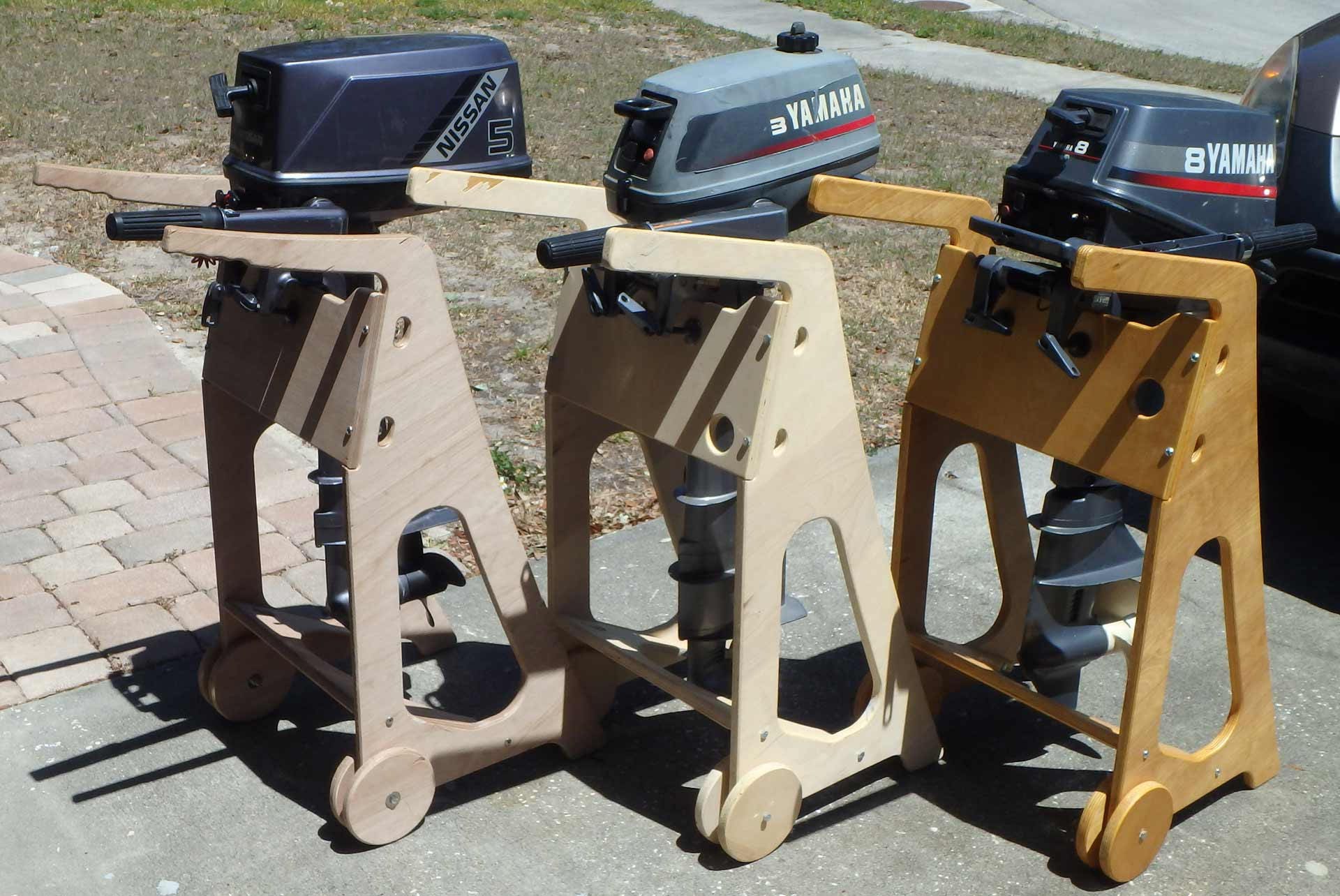 PDF Plans Wooden outboard stand plans DOWNLOADABLE FILES Etsy
