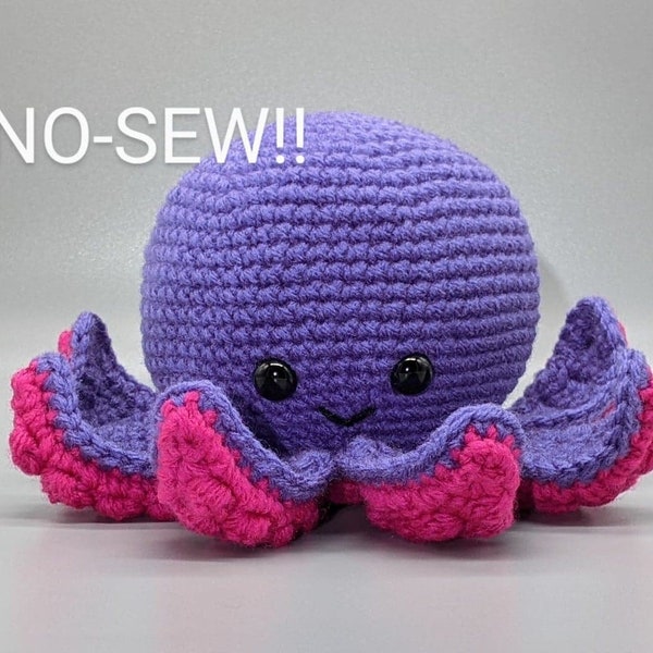 No-Sew Octopus Amigurumi PATTERN ONLY