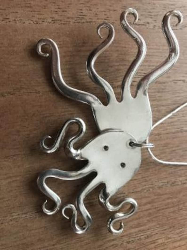 Octopus Fork Necklace. Olly Silverware Jewelry Silverware Etsy