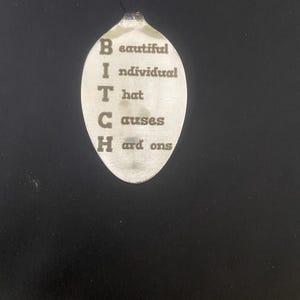 BITCH keychain
