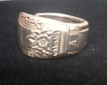 Silverware Jewelry - Silver Spoon ring First Love - Spoon ring