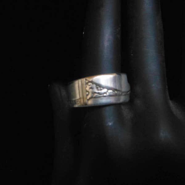 Spoon Ring - Caprice - Spoon Ring - Fork Ring - Silverware Jewelry - Spoon Jewelry Fork Jewelry - Size 6 - Silverware ring