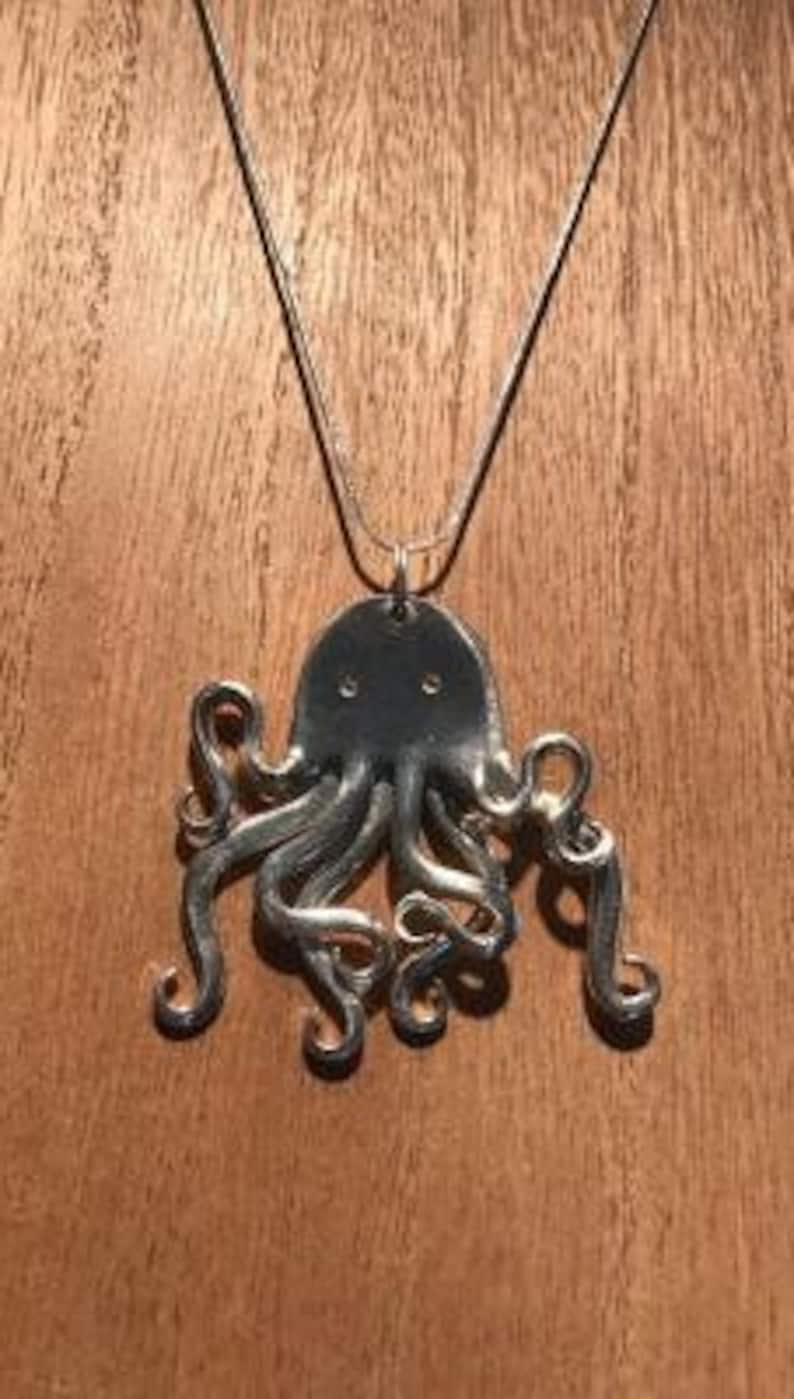 Octopus Fork Necklace. Olly Silverware Jewelry Silverware Etsy