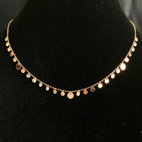 Genuine Necklace 18K Gold Solid Au750 