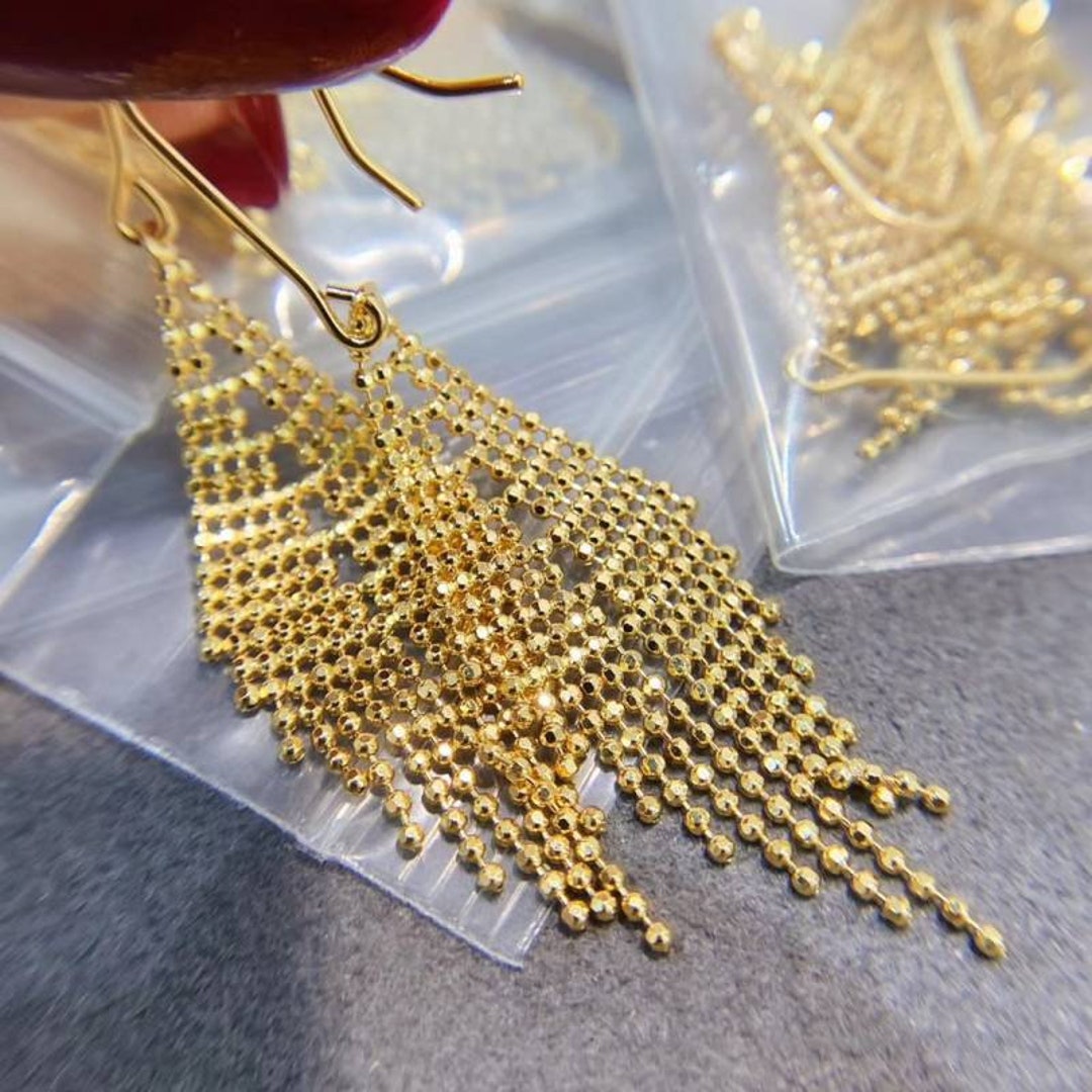 14K Plated Gold Elegance Beads & Findings Small Ball Hooked Earrings 8/Pkg