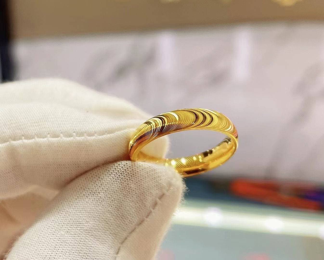 Gold ring design for female 24 carat online