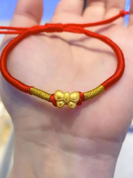 Bracelet 24k pure gold deals
