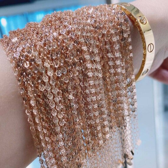 Sterling silver jewelry manufacturer custom 18k rose gold vermeil bracelet  by the deisgn - custom jewelry wholesale