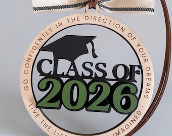 Class of 2026 Graduation Keepsake Ornament, Personalized Senior Gift