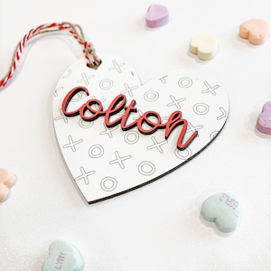 Personalized Valentine Tags | Valentines Day Gift Tag | Valentines Gifts For Kids | Valentine Gift Basket | Valentines Day Decor