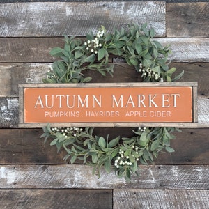 Fall Decor Sign | Fall Decor | Fall Decorations | Fall Signs | Fall Wood Signs | Autumn Market | Farmhouse Decor | Farmhouse Signs | 3D Sign