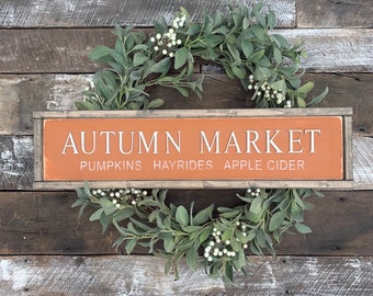 Fall Decor Sign | Fall Decor | Fall Decorations | Fall Signs | Fall Wood Signs | Autumn Market | Farmhouse Decor | Farmhouse Signs | 3D Sign