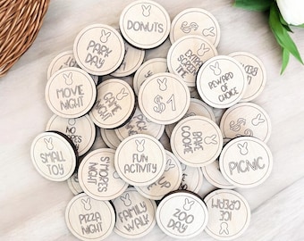 Easter Egg Tokens | Easter Egg Hunt Tokens | Easter Basket Fillers | Easter Gifts for Kids | Egg Fillers | Easter Gift Ideas for Grandkids
