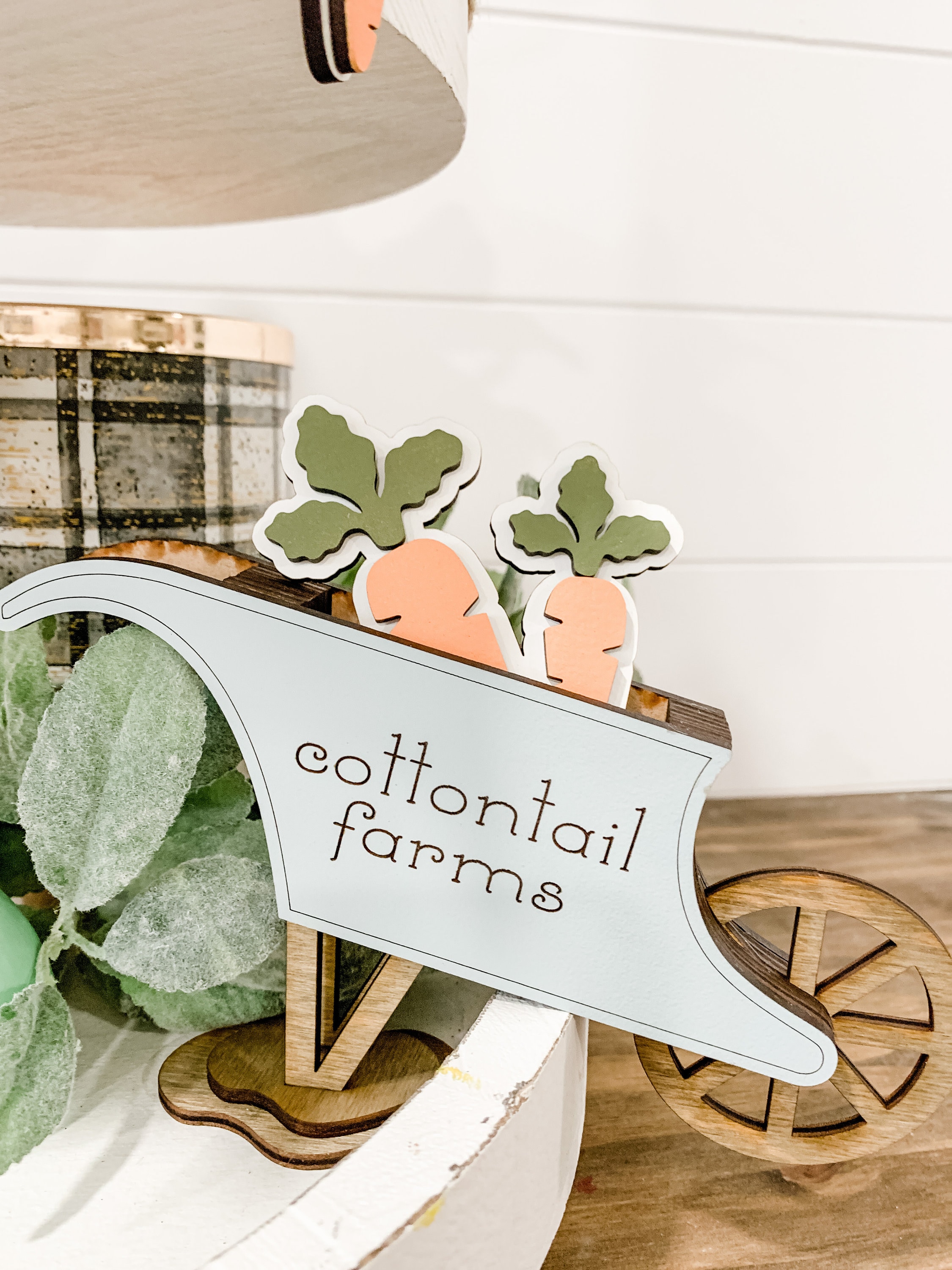 Easter Decor for Tiered Trays | Easter Tiered Tray Decor | Easter Tiered Tray | Easter Table Decor |  Easter Decor Farmhouse | Easter Decor