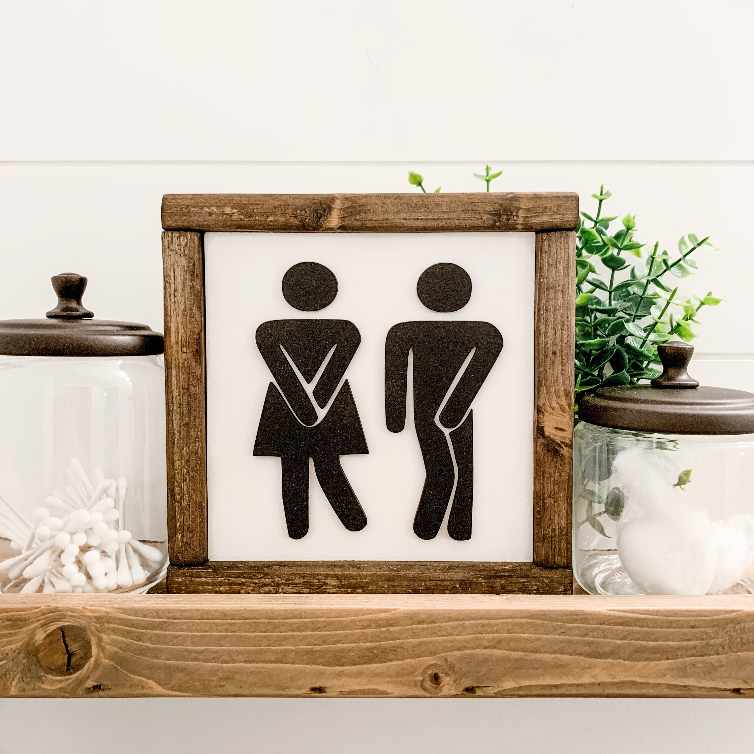 Bathroom Wood Signs Funny Bathroom Sign Bathroom Wall - Etsy