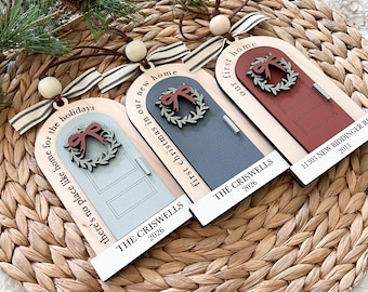 New Home Christmas Ornament: First Home Keepsake Gift