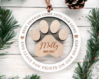 Pet Memorial Gift | Pet Loss Gift | Pet Loss Ornament | Dog Memorial Gifts|Dog Memorial Ornament|Memorial Ornament|Personalized Dog Memorial