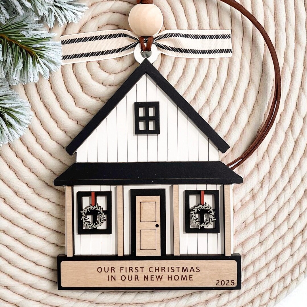 New Home Personalized Family Christmas Ornament - Etsy