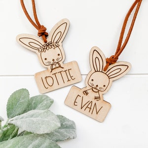 Easter Basket Tag | Personalized Easter Basket Tag | Easter Tag | Easter Bunny Tag | Bunny Tag | Wood Easter Tag | Wood Tag