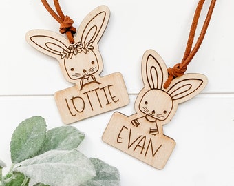 Easter Basket Tag | Personalized Easter Basket Tag | Easter Tag | Easter Bunny Tag | Bunny Tag | Wood Easter Tag | Wood Tag