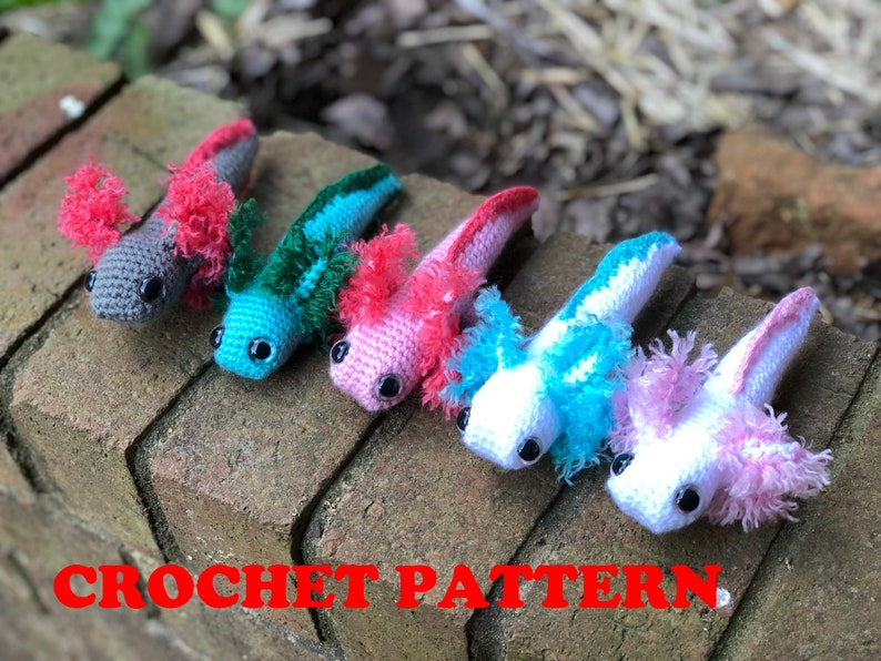 Crochet Axolotl Pattern | Etsy