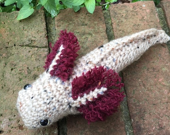 Crochet Axolotl WILD TYPE Amigurumi Stuffie Plushie Toy
