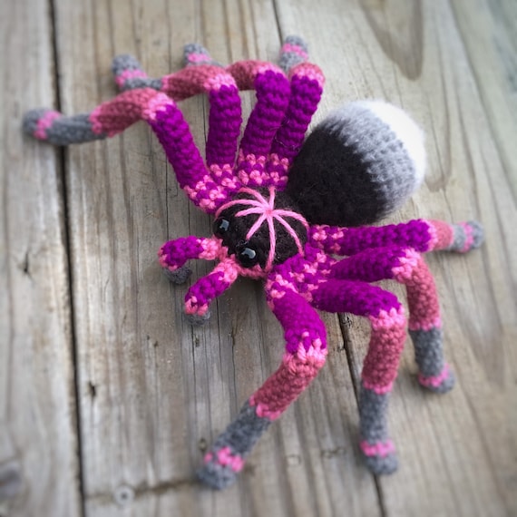 ぬいぐるみスパイダータランチュラ ブラジリアンピンクブルーム - Etsy 