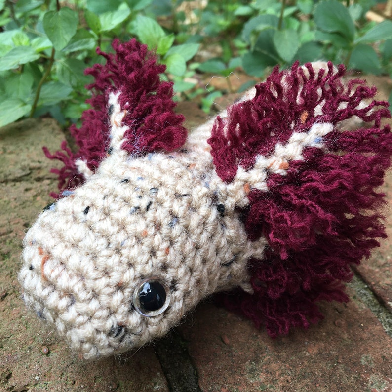 Crochet Axolotl WILD TYPE Amigurumi Stuffie Plushie Toy | Etsy
