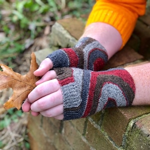 Men&#39;s Fingerless Gloves, mitts, arm wrist warmers