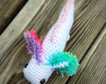 White Rainbow Gills Axolotl *SPECIAL EDITION*