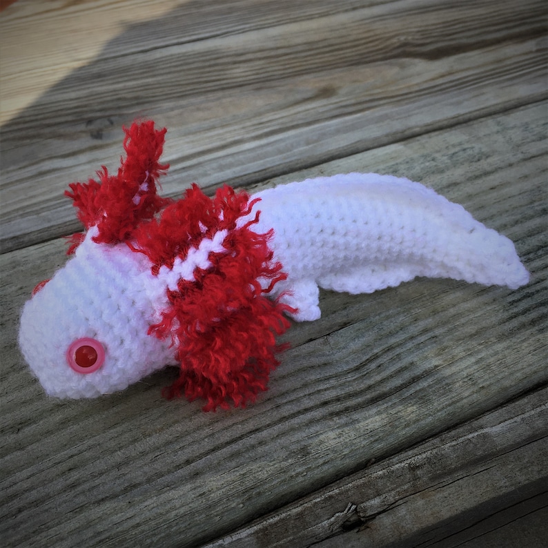 Glowing Crochet Axolotl Amigurumi Stuffie Plushie Toy - Etsy