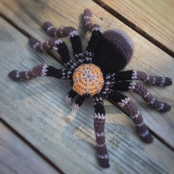 HOVCEH Peluche Ragno, 16cm Giocattolo di Ragno di Peluche, Animale di Peluche Ragno di Hallowee, Giocattolo di Peluche di Ragno Finto per La Casa Regali Halloween per Bambini