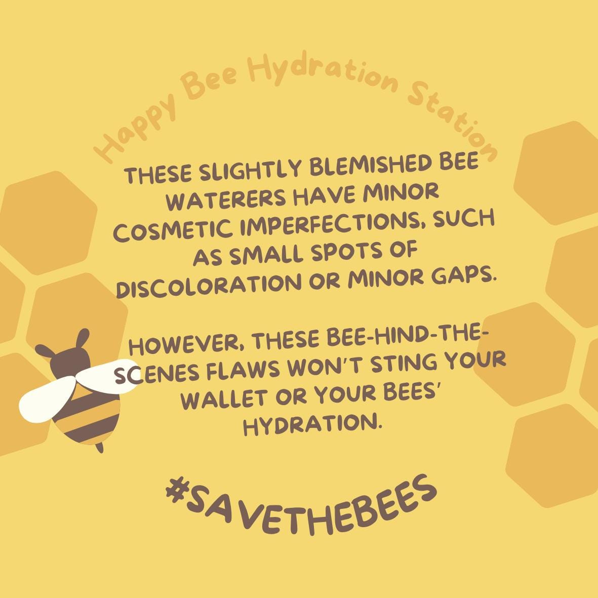 The Happy Bee Hydration Station (3D Printed)