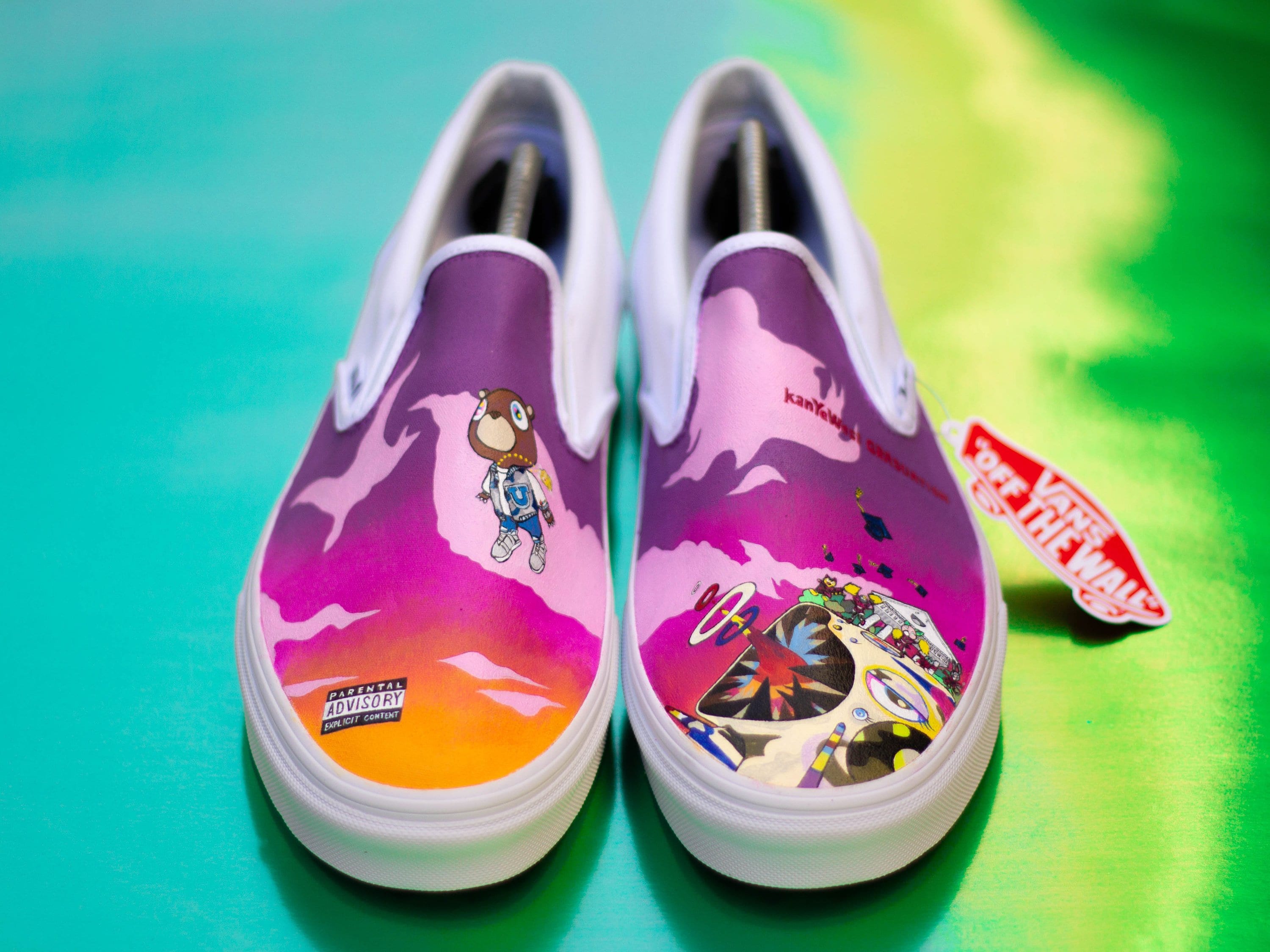 kanye west custom vans