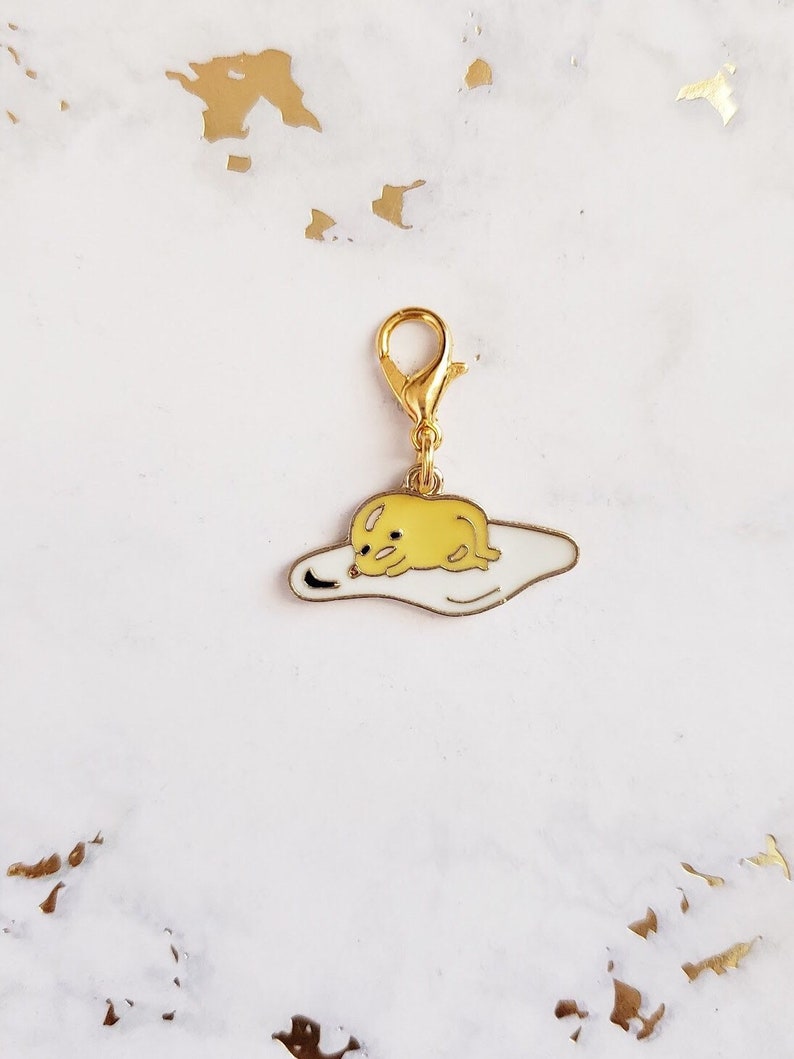 planner charm clip planner charms Planner Charm anime charm kawaii planner charm dangle planner jewelry lazy egg charm